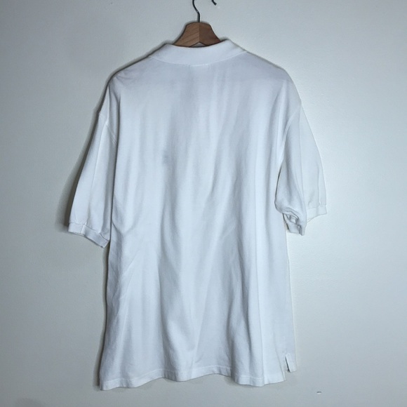 Vintage Walt Disney world white cotton polo shirt with Mickey Mouse large - Picture 10 of 12